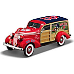 Buy Cruising To Victory Boston Red Sox MLB Woody Wagon Sculpture