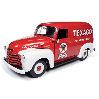 Buy 1:18-Scale Texaco 1948 Chevy Diecast Panel Van With Opening Hood & Doors