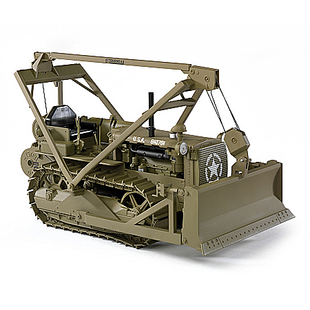 1:16-Scale Caterpillar D4 Diecast Bulldozer Tribute To WWII