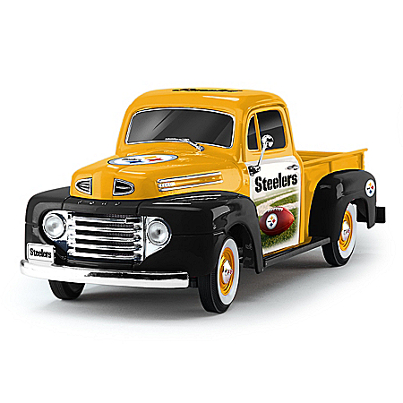 1:18-Scale Steelers 1948 Ford Pickup Truck Sculpture