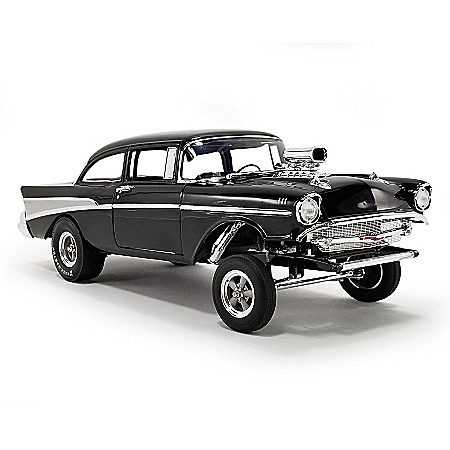 1:18-Scale Bel Air Gasser Diecast Car With Removeable Hood