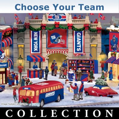Collectible NFL Football Christmas Village Collection: NFL Memorabilia