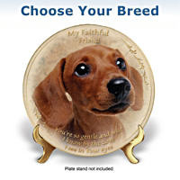 My Faithful Friend Dog Lover Collector Plate: Unique Gift For Dog Lover