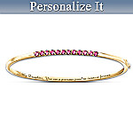 My Precious Daughter Personalized Birthstone Bracelet: Keepsake Jewelry Gift For Daughter