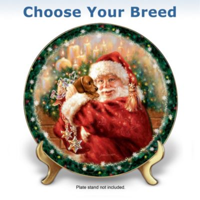 A Christmas Wish Come True Dog Collector Plate
