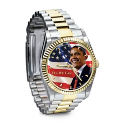 Barack Obama Commemorative Engraved Watch