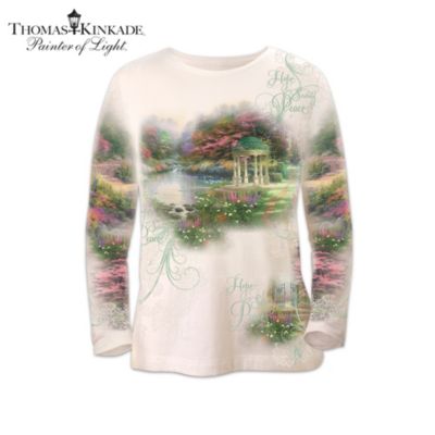 Thomas Kinkade's Artistic Design Season Of Beauty Shirt Collection