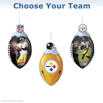 NFL FootBells Christmas Ornament Collection