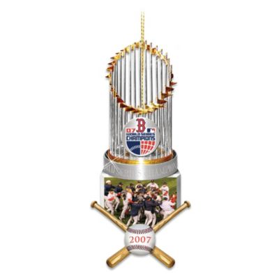 2007 World Series Champions Boston Red Sox Collectible Trophy Ornament