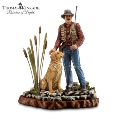 Buy Thomas Kinkade It Doesn't Get Much Better Than This Fisherman Figurine