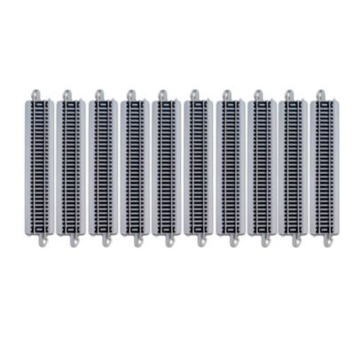 HO Scale 10-Piece Straight Track Train Accessory Set