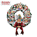 Rudolph's Christmas Town Collectible Wreath