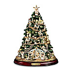 Collectible Irish Nativity Scene Tabletop Tree