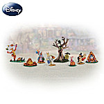 Poohs Spooktacular Halloween Village Accessory Set