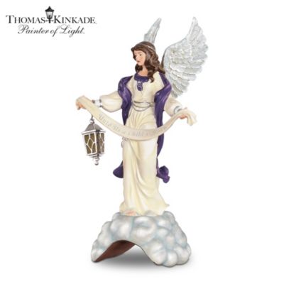 Thomas Kinkade Unto Us A Child Is Born Nativity Angel