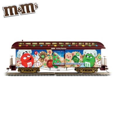 M&MS Making The Holidays Even Sweeter HO-Scale Train Car