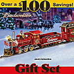 Budweiser Holiday Express Train Gift Set