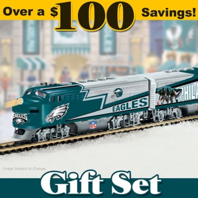 Philadelphia Eagles Express Train Gift Set