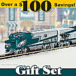 Philadelphia Eagles Express Train Gift Set