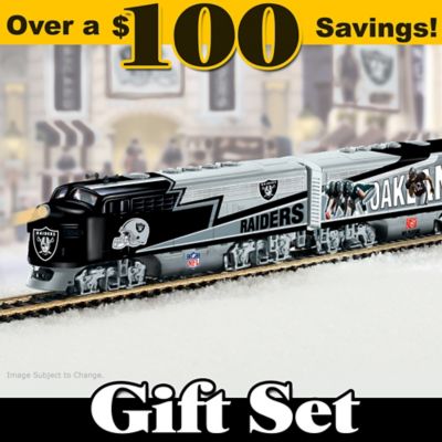 Oakland Raiders Express Train Gift Set