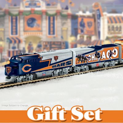 Chicago Bears Express: Collectible Electric Train Gift Set