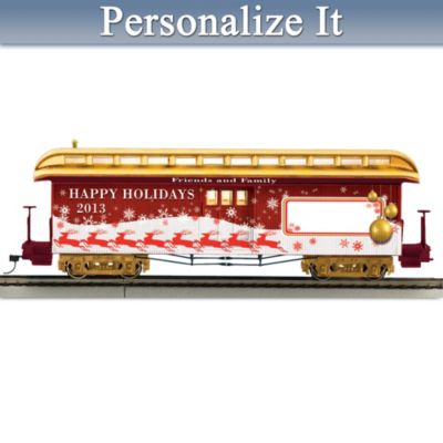 2013 Personalized Holiday Train Car