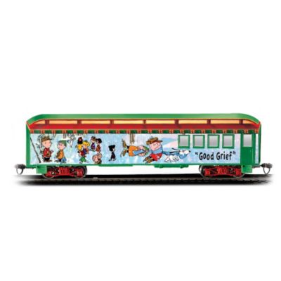 The Peanuts Christmas Express Good Grief Baggage Car Collectible Train Accessory