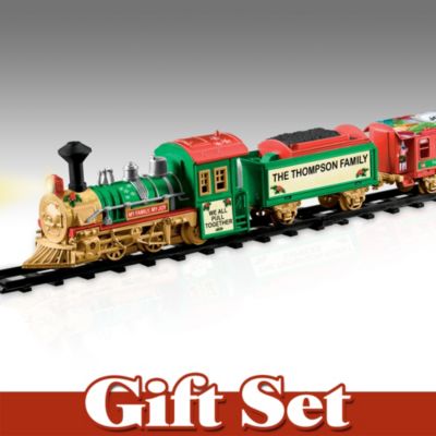 My Family, My Joy Personalized Christmas Train Set