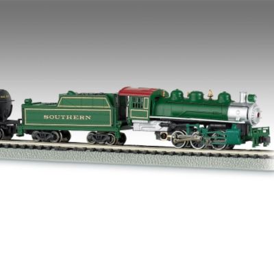 The Southern Belle N Scale Steam Locomotive Train Set