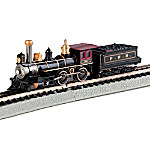 N-Scale Steam Train Car: The Pennsylvania 4-4-0 American And Tender