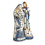 Polish Stoneware Boleslawiec Nativity Set