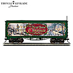 Thomas Kinkade Christmas Train Box Car: The Night Before Christmas