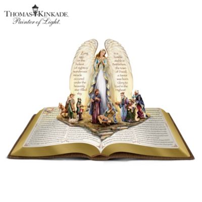 Thomas Kinkade Nativity Christmas Bible