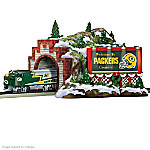 Green Bay Packers Christmas Mountain Tunnel Train Accessory