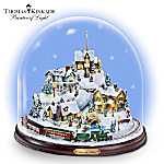 Thomas Kinkade Home For The Holidays Collectible Bell Jar