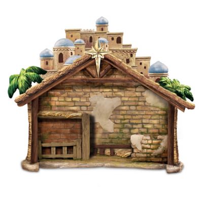 Buy Holy Creche Nativity Accessory Backdrop Sculpture