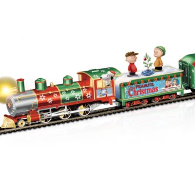 snoopys christmas express train set