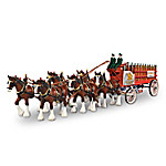 Buy Budweiser Clydesdales Vintage Masterpiece Hand-Painted Sculpture
