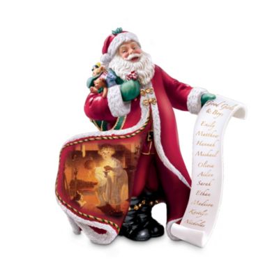 Buy Norman Rockwell Checking It Twice Collectible Santa Figurine