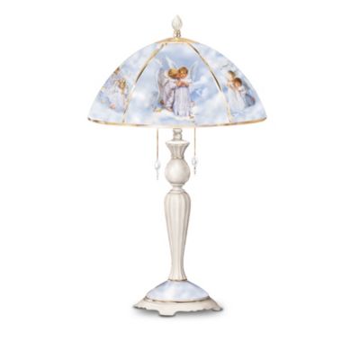 Sandra Kuck Angel Art Table Lamp: Heaven Sent Angels