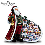 Thomas Kinkade Santas Holiday Village Figurine: Unique Christmas Decoration