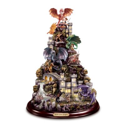 Realm Of The Dragons Tabletop Tree - Collectible Dragon Home Decor