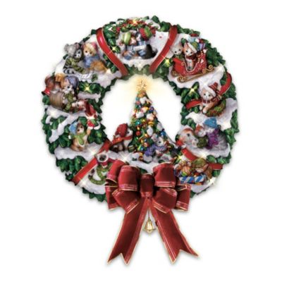 Meowy Christmas Wreath: Cat-Themed Christmas Decoration