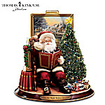 Thomas Kinkade Storytelling Santa Tabletop Figurine: Twas The Night Before Christmas