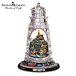 Thomas Kinkade Seaside Serenity Crystal Lighthouse Figurine