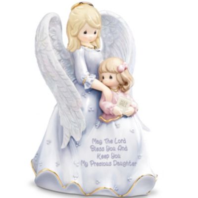 Buy Precious Moments My Blessed Daughter Porcelain Figurine: Mother-Daughter Musical Gift