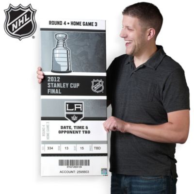 2012 Los Angles Kings&reg; NHL&reg; Stanley Cup Champions Oversized Ticket Wall Hanging Decor