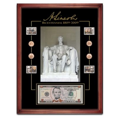 Lincoln Bicentennial Coin And Stamp Tribute
