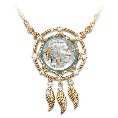 Noble Spirit Buffalo Nickel Dreamcatcher