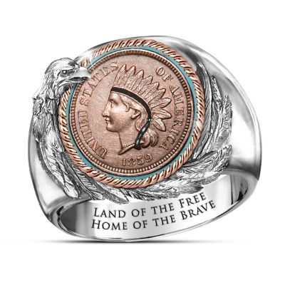 Buy Eternal Spirit Of America Indian Head Penny Ring